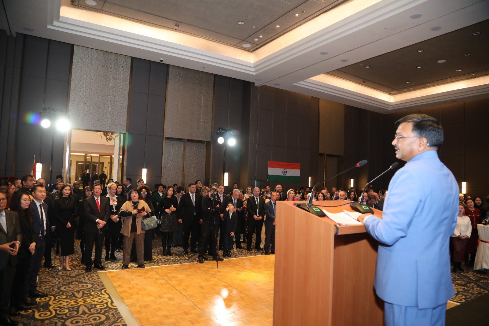 Republic Day Reception  hosted by the Embassy of India, Astana on 24th January commemorating the 76th Republic Day of India.