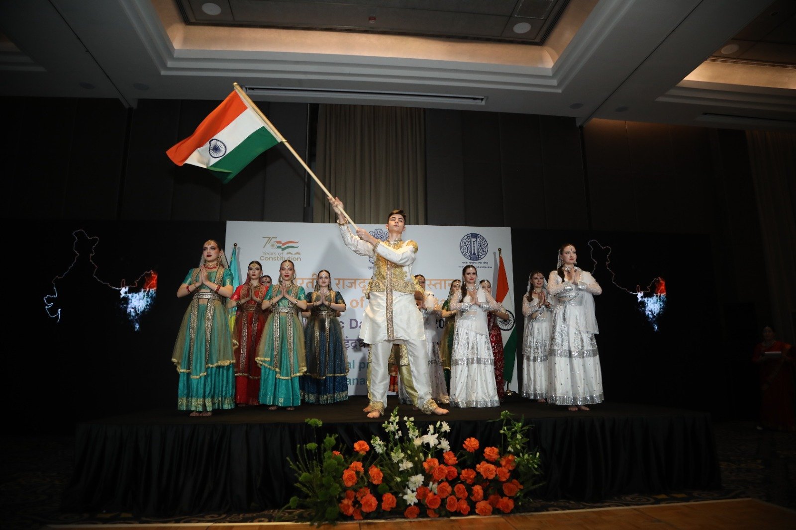 Republic Day Reception  hosted by the Embassy of India, Astana on 24th January commemorating the 76th Republic Day of India.