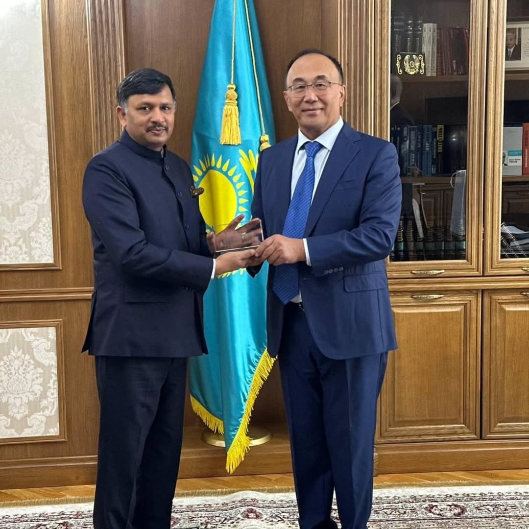 Ambassador Dr. T.V. Nagendra Prasad delivered a Talk to the students of International Relations at L.N. Gumilyov Eurasian National University of Astana on Diplomacy and the conduct of international relations on 05th February 2025.