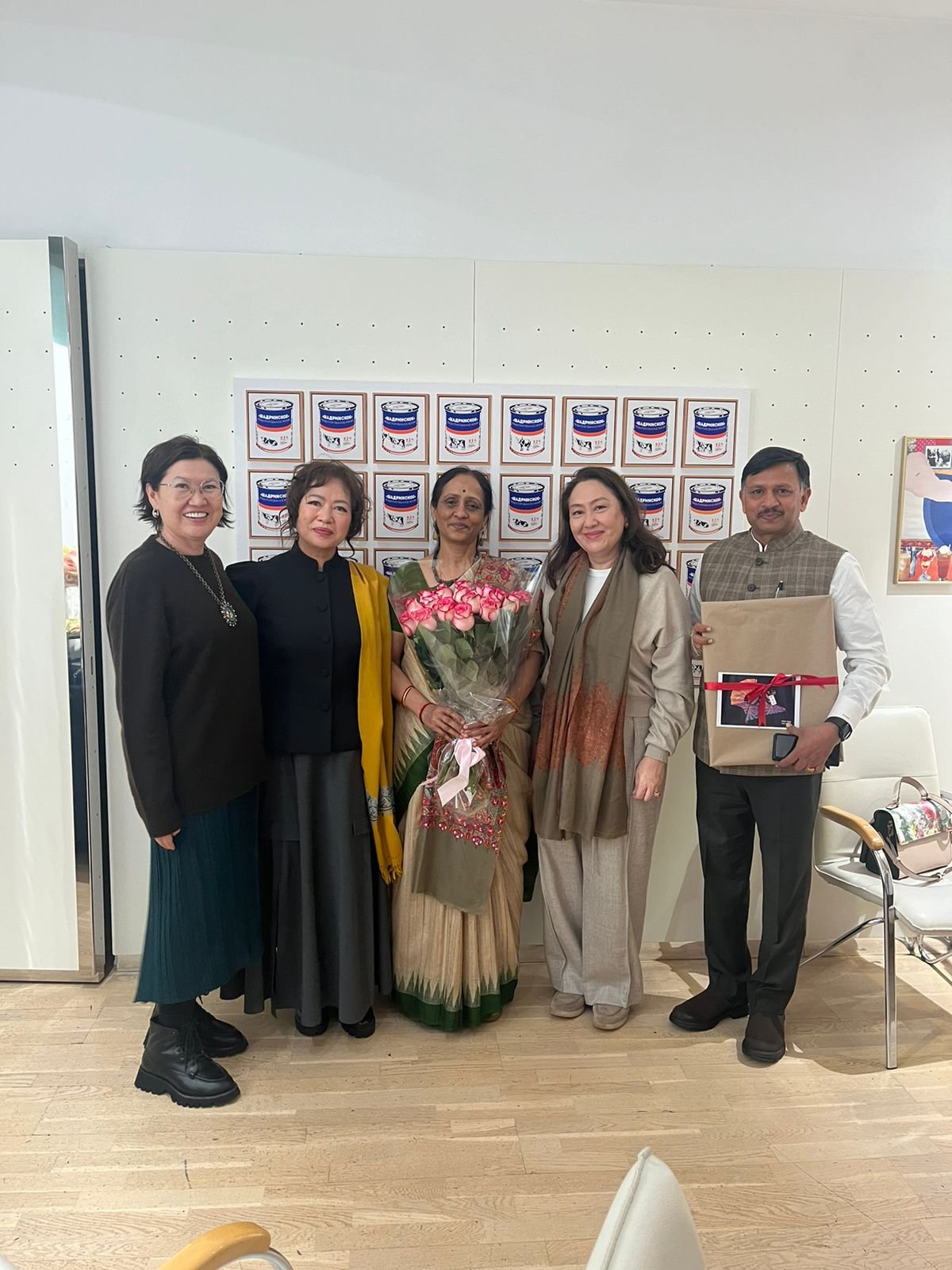 Ambassador Dr. T. V. Nagendra Prasad interacted with distinguished women entrepreneurs with literary interest at Charity Book Reading Club in Astana on 31.01.2025.