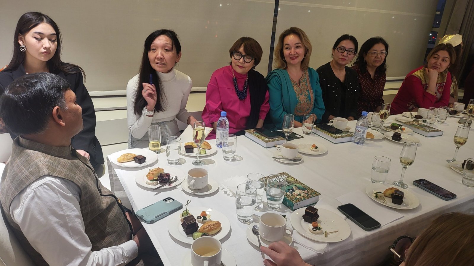 Ambassador Dr. T. V. Nagendra Prasad interacted with distinguished women entrepreneurs with literary interest at Charity Book Reading Club in Astana on 31.01.2025.