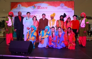 Indian folk dance group "Naksh Virsa Punjab Da" performs in Kazakhstan