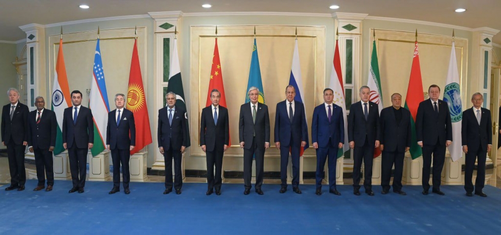   Secretary (Economic Relations) of the Ministry of External Affairs Mr. Dammu Ravi participated in the meeting of Foreign Ministers of SCO member states with the President of Kazakhstan Mr. Kassym-Jomart Tokayev in Akorda.