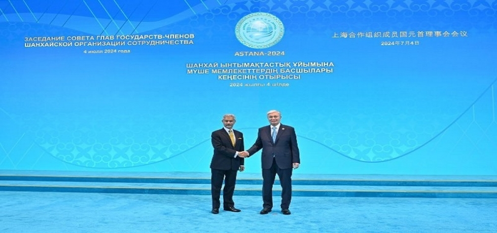 External Affairs Minister  Dr. S. Jaishankar represented Hon'ble PM Narendra Modi at SCO Summit 2024 in Astana held on 03-04 July 2024