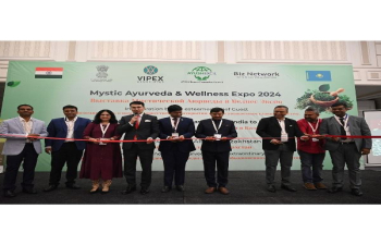 Ambassador Dr. T. V. Nagendra Prasad participated and gave a keynote address in the Mystic Ayurveda and Wellness Expo 2024 held on 24-25 September 2024 at Almaty